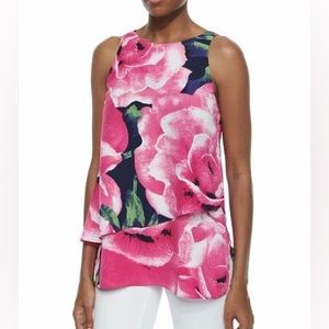 Cooper & Ella Raegan Floral Crepe Tank S
